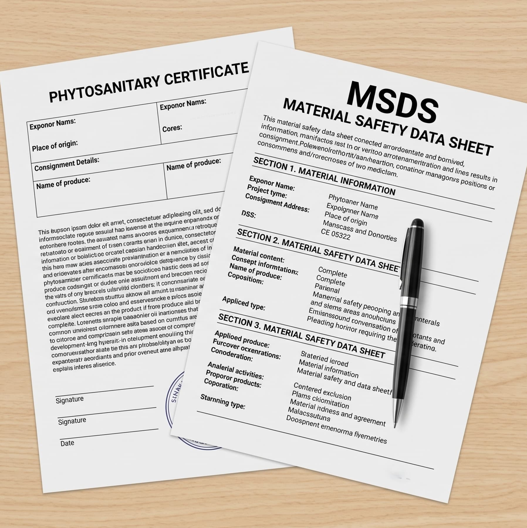 Export documentation at every step